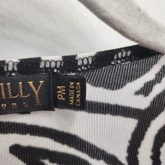 Picadilly Artsy Cardigan Womens Petite Medium Floral Slinky Open Ruffle BOHO - Picture 6 of 8